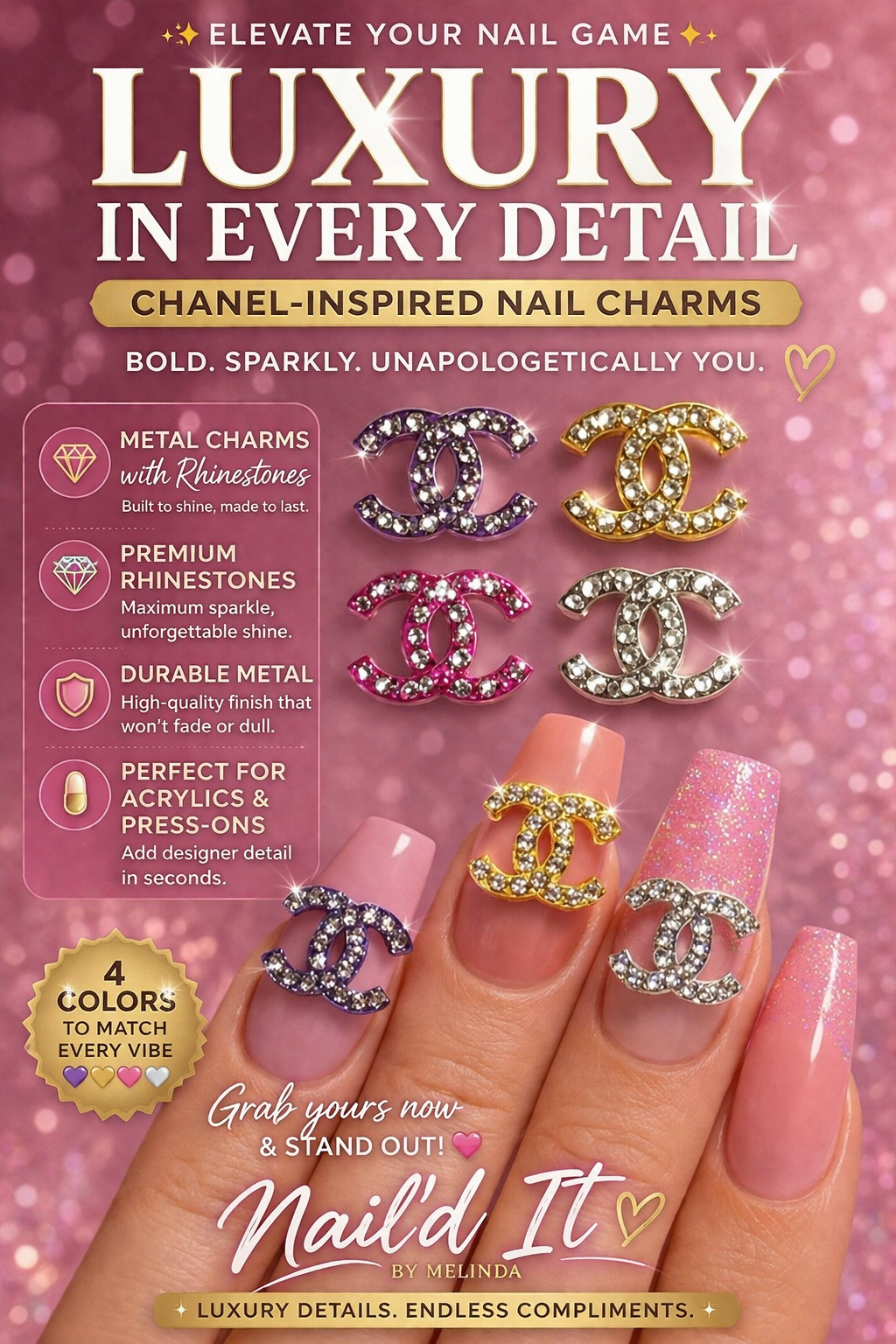 Coco Metal Charms