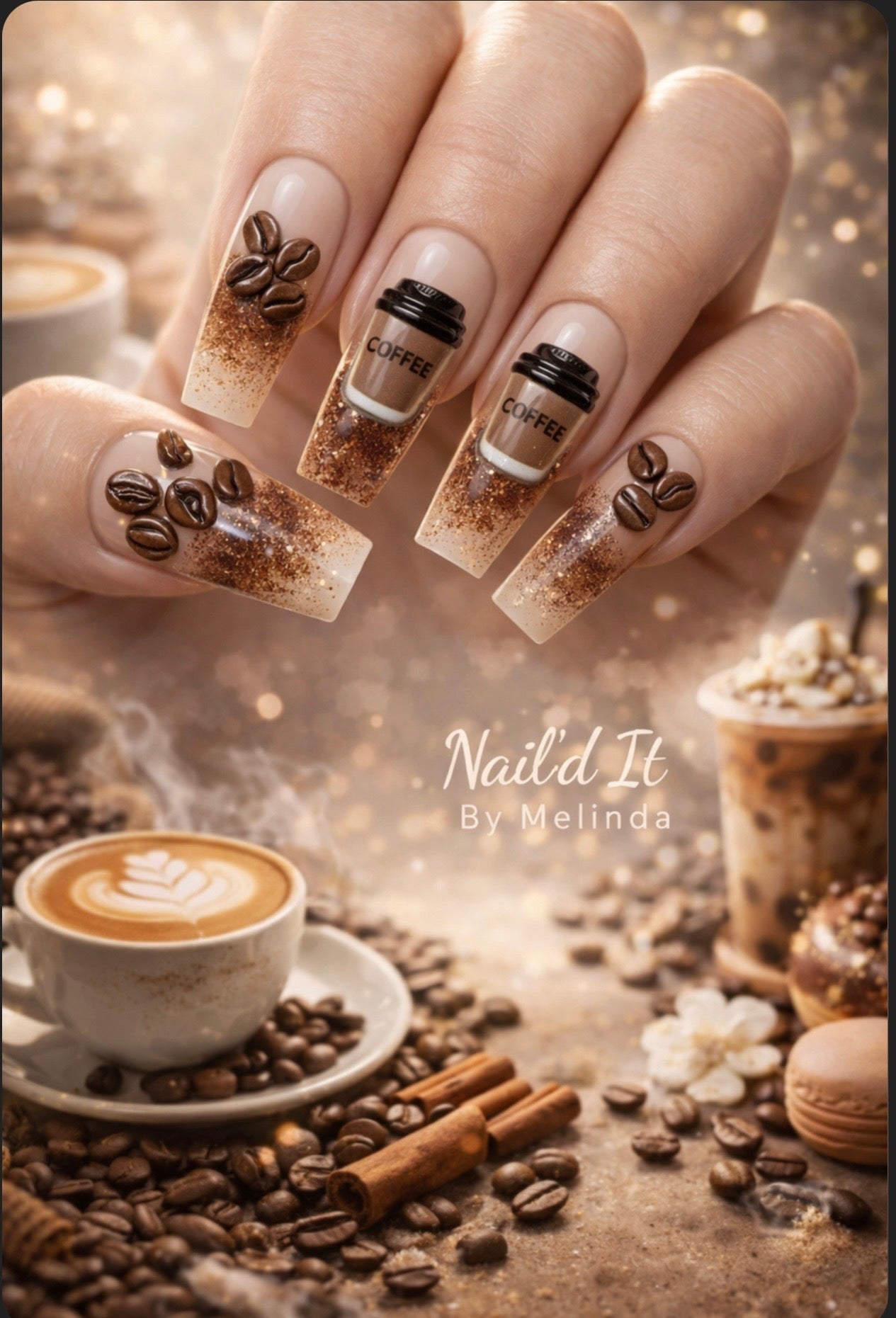 Latte Lover Charm Set