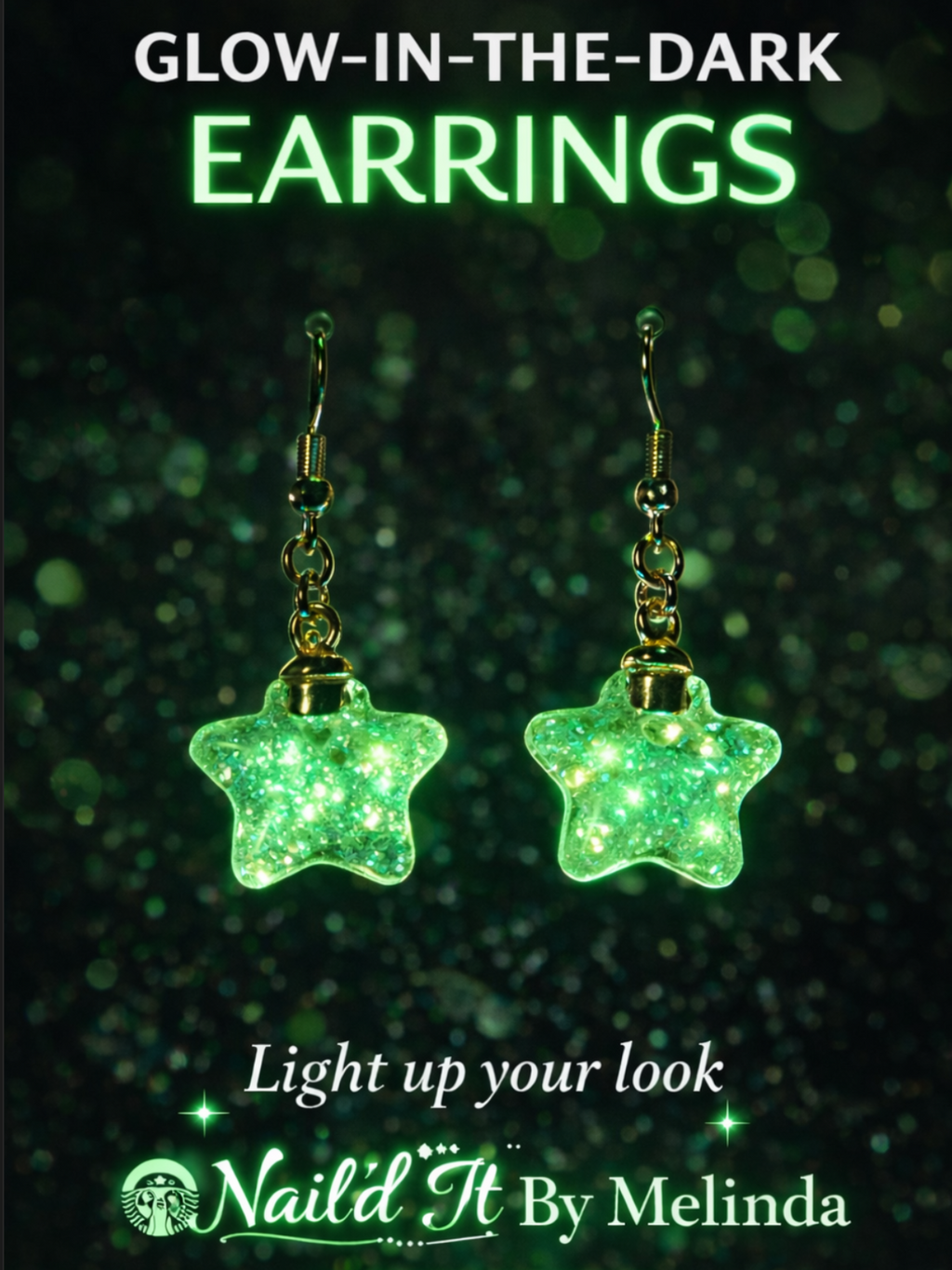 Glass Star Earrings