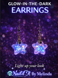 Glass Star Earrings