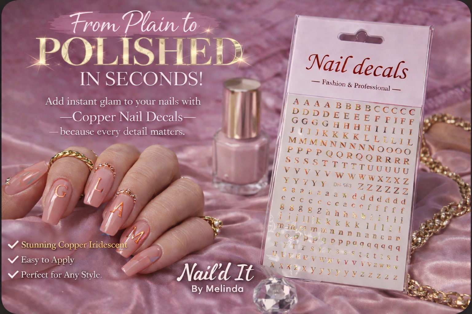 Eye Catching Nail Decal Stickers