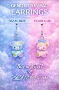 Gender Reveal Earrings
